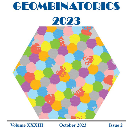 Geombinatorics 2023, October 2023, Issue 2